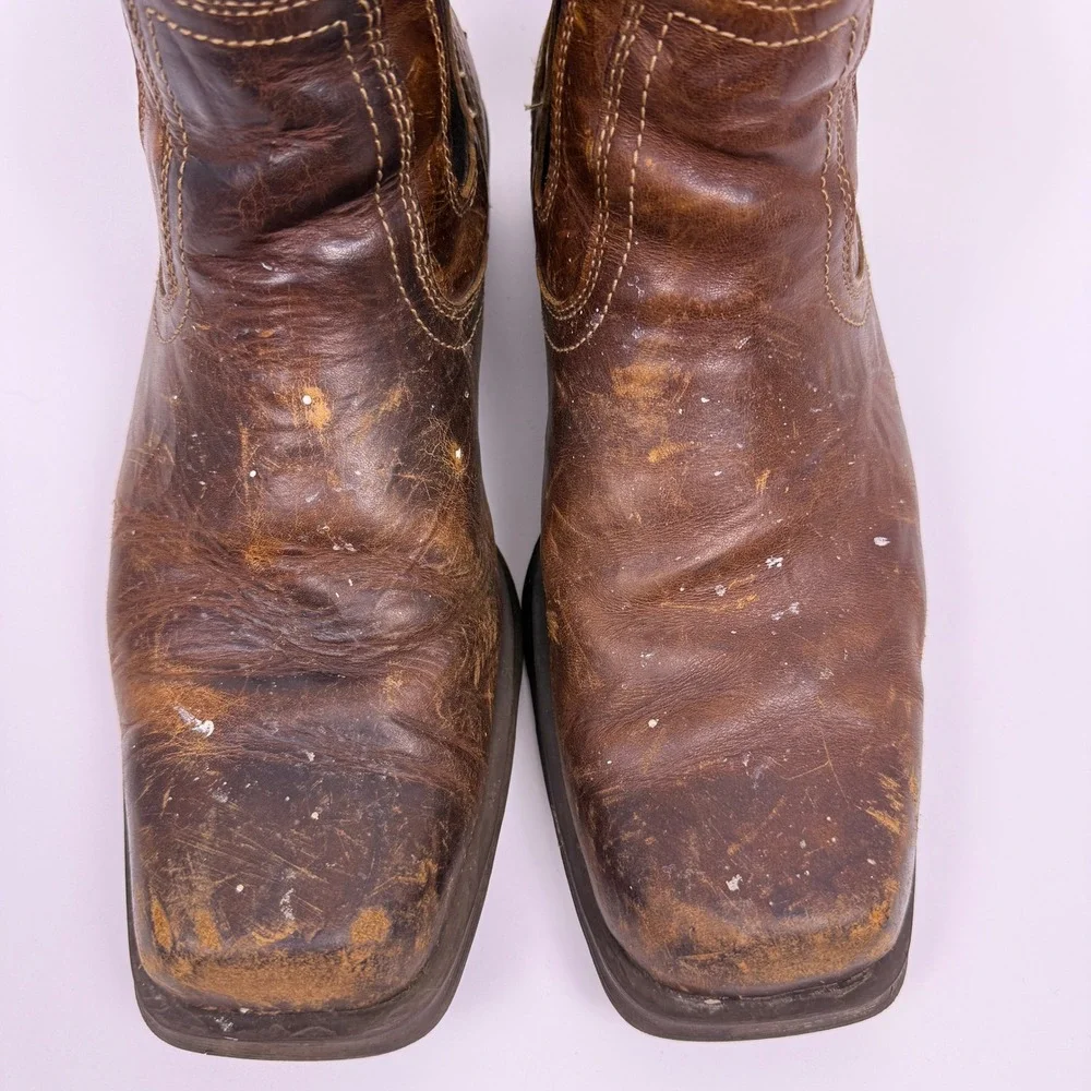 Ariat Chelsea Midtown Boots Men's 10.5 EE Rambler Stone Brown Leather Square Toe